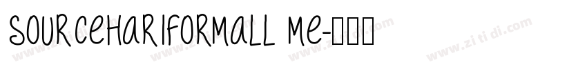 SourceHariformall me字体转换